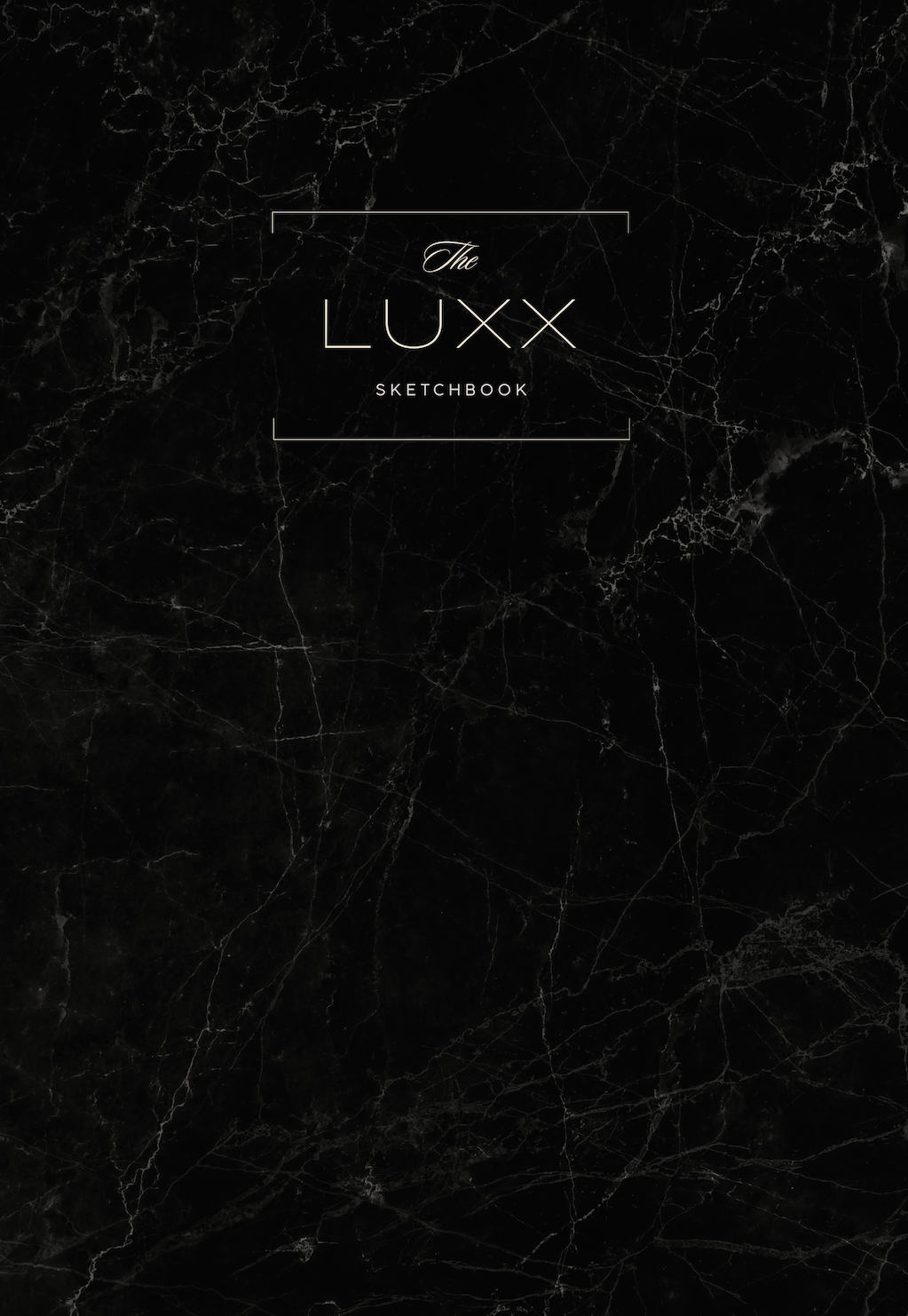 Black Marble Sketchbook: for Drawing & Creative Expression