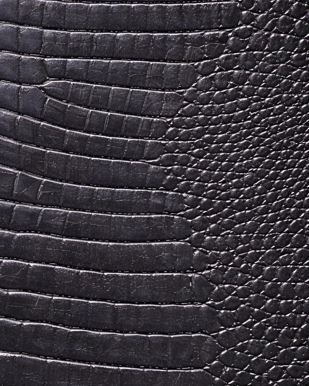 Graphite Croc Leather Print Notebook: for Notes, Journaling, and Writing (Glossy Edition)