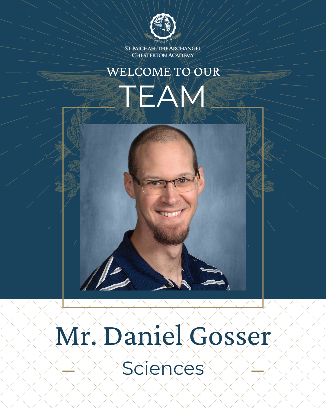 Welcome to the Team, Mr. Daniel Gosser