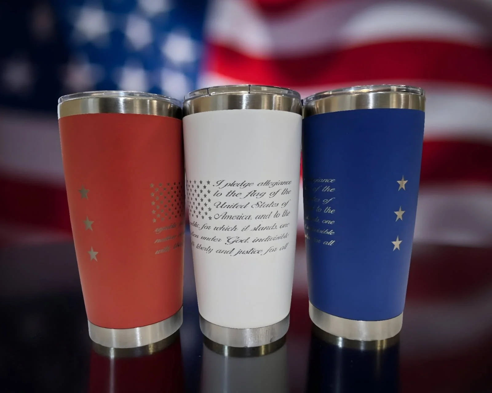 The Pledge of Allegiance - Patriotic 20 oz Tumbler