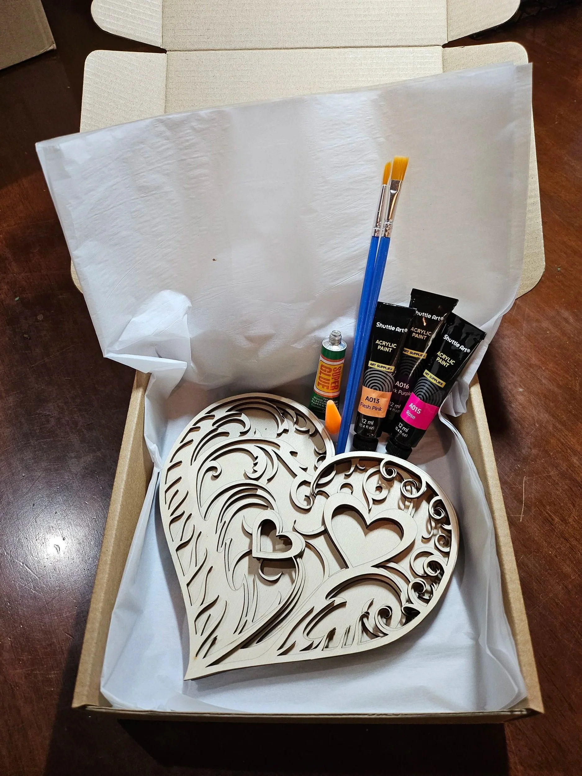 Optional Completion Kit for 3D Wood Pictures