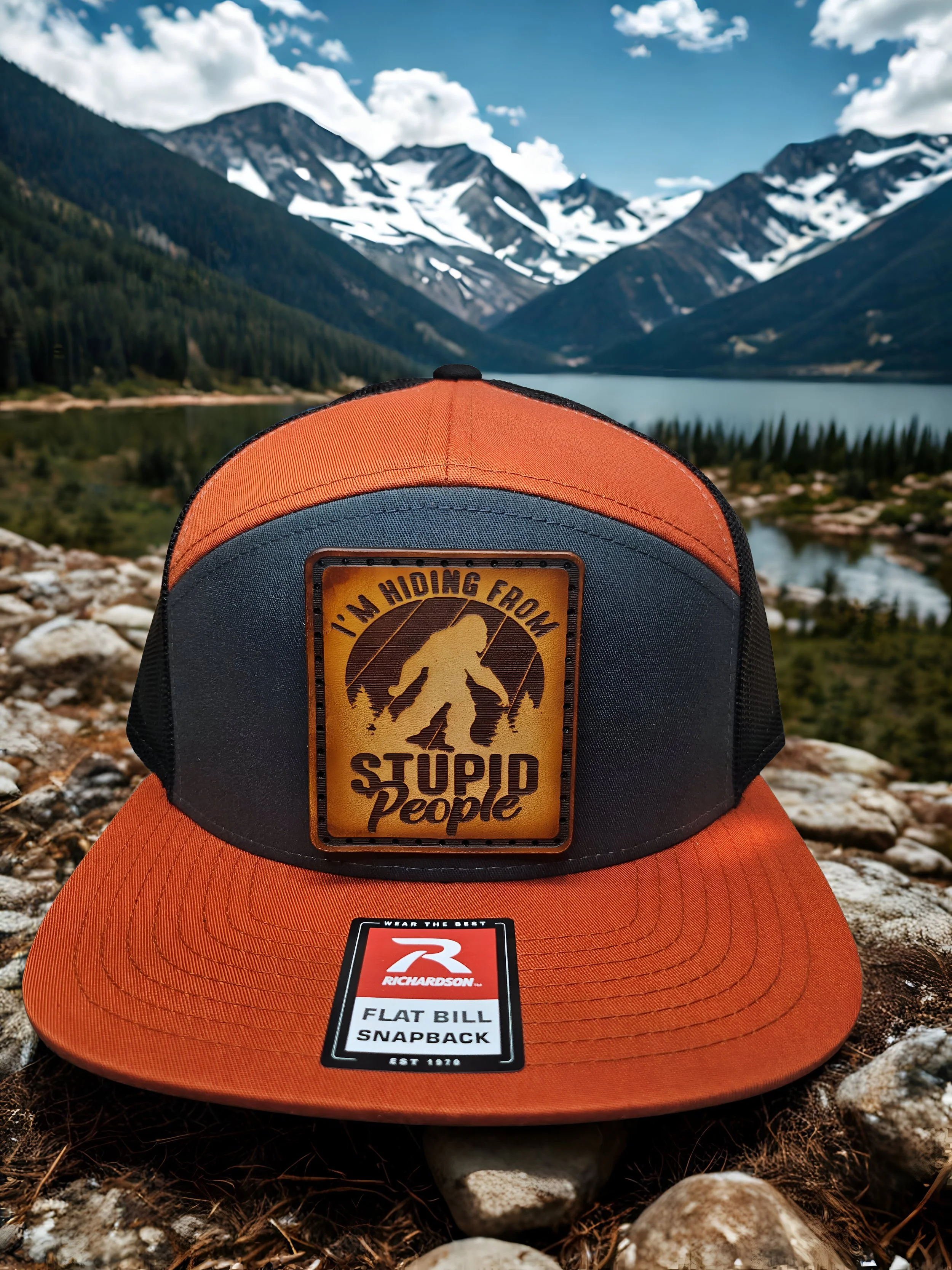 Squatch Juice Leather Patch Hat