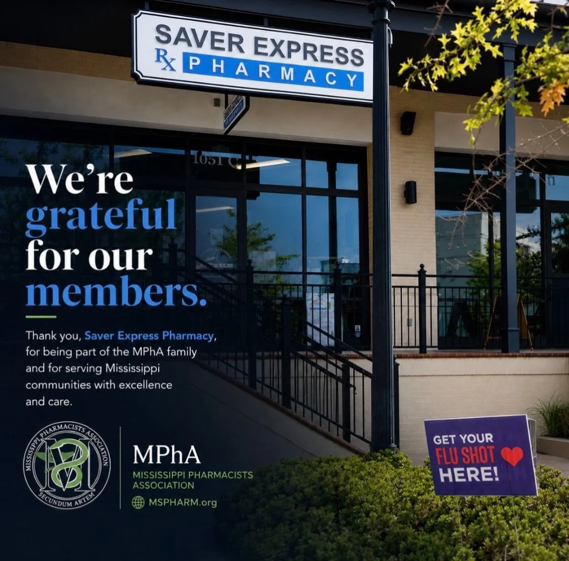 We&rsquo;re grateful for the pharmacies and pharmacists who make MPhA stronger every day.

Today, we&rsquo;re proud to recognize Saver Express Pharmacy and thank them for being part of the MPhA family and for the work they continue to do in serving M