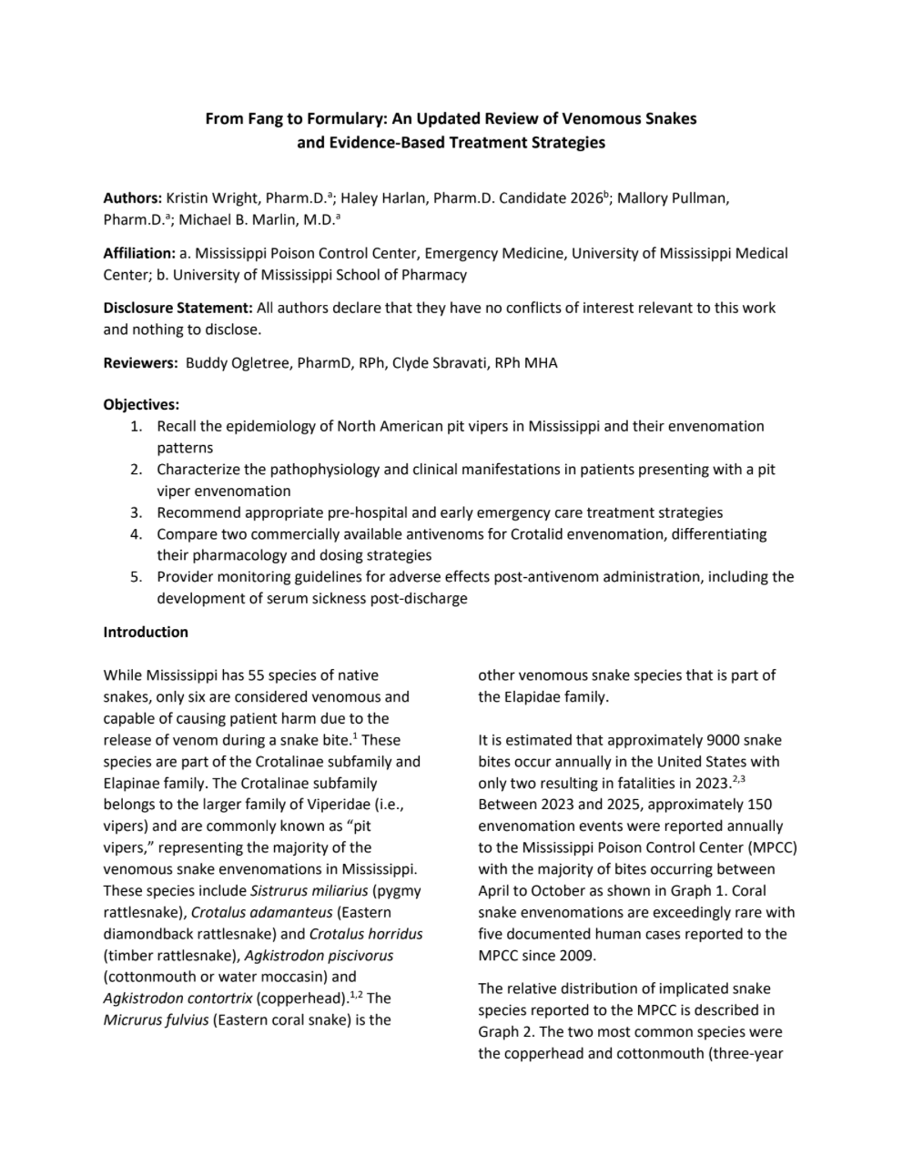 Early Access: From Fang to Formulary