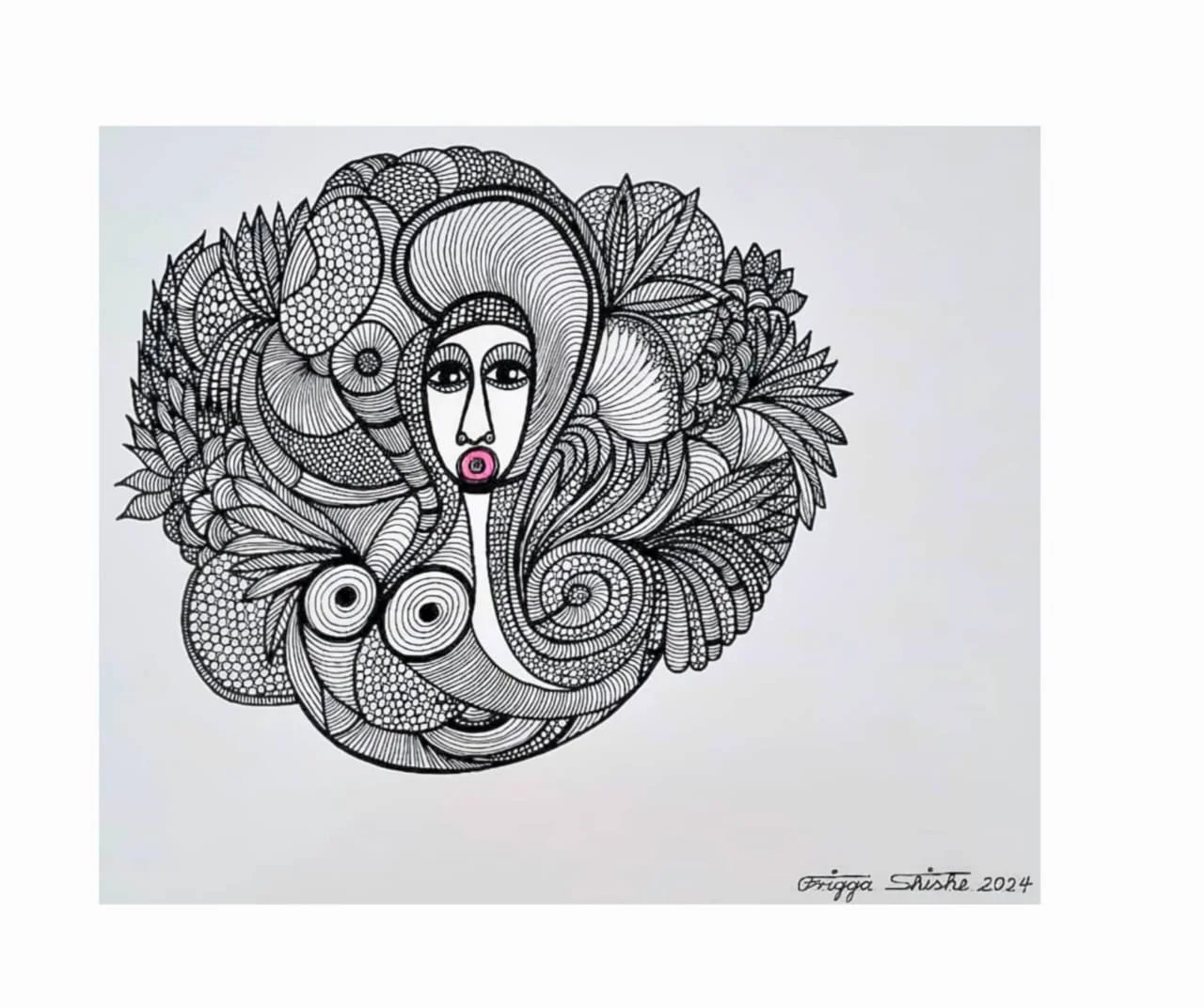 2024. Marker on paper - 25.6 x 19.6 in / 65 x 50 cm.
