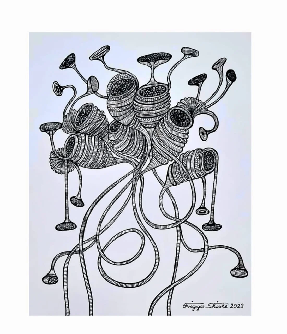 2023. Marker on paper - 25.6 x 19.6 in / 65 x 50 cm.