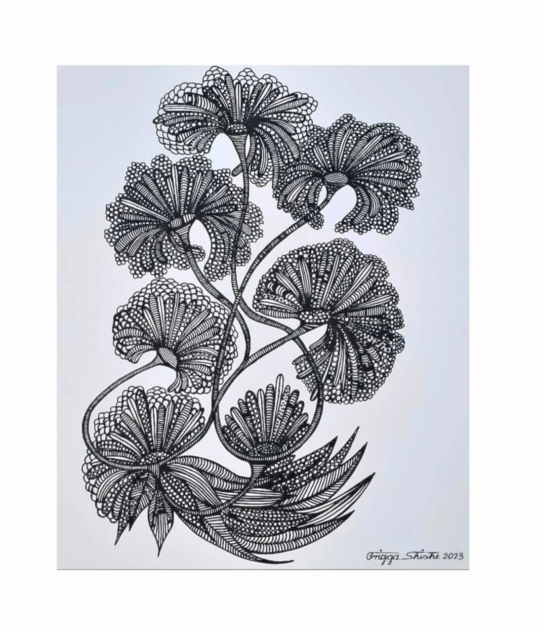2023. Marker on paper - 25.6 x 19.6 in / 65 x 50 cm.