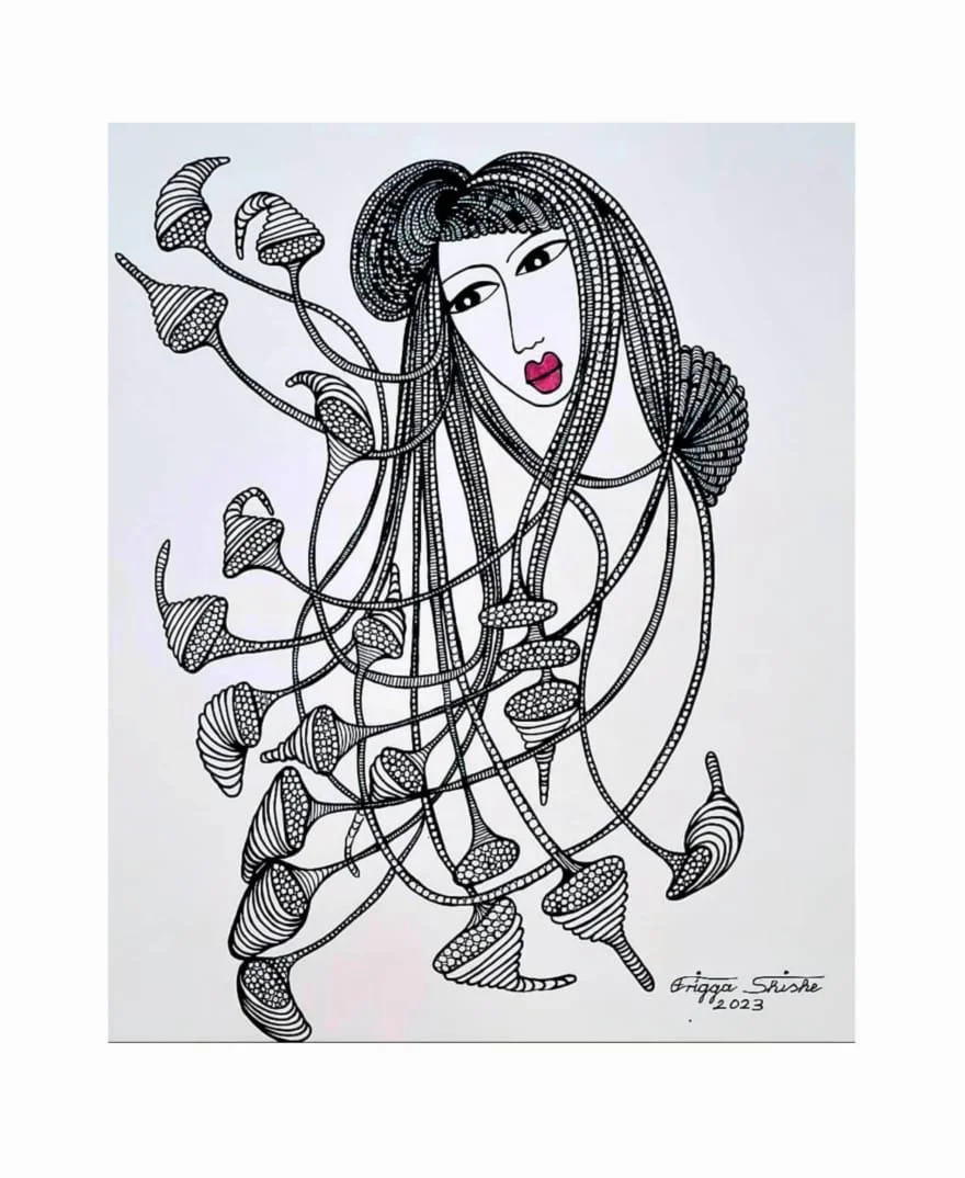 2023. Marker on paper - 25.6 x 19.6 in / 65 x 50 cm.