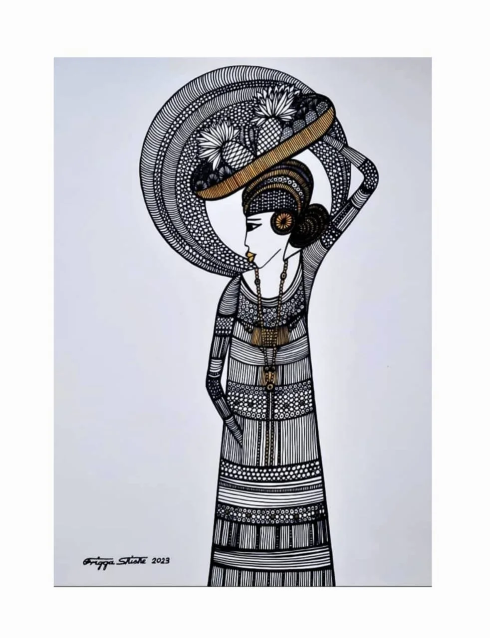 2023. Marker on paper - 25.6 x 19.6 in / 65 x 50 cm.