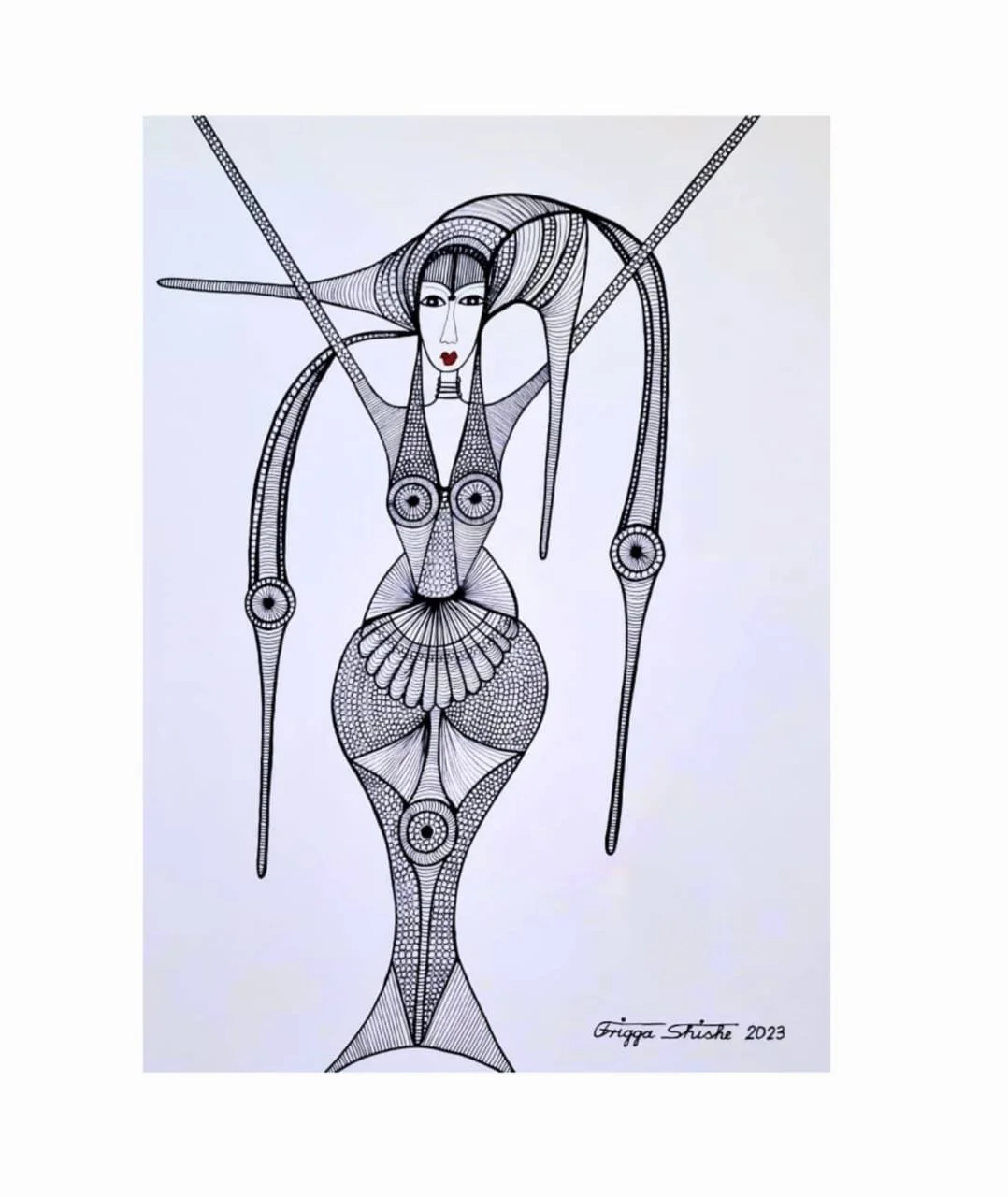 2023. Marker on paper - 25.6 x 19.6 in / 65 x 50 cm.