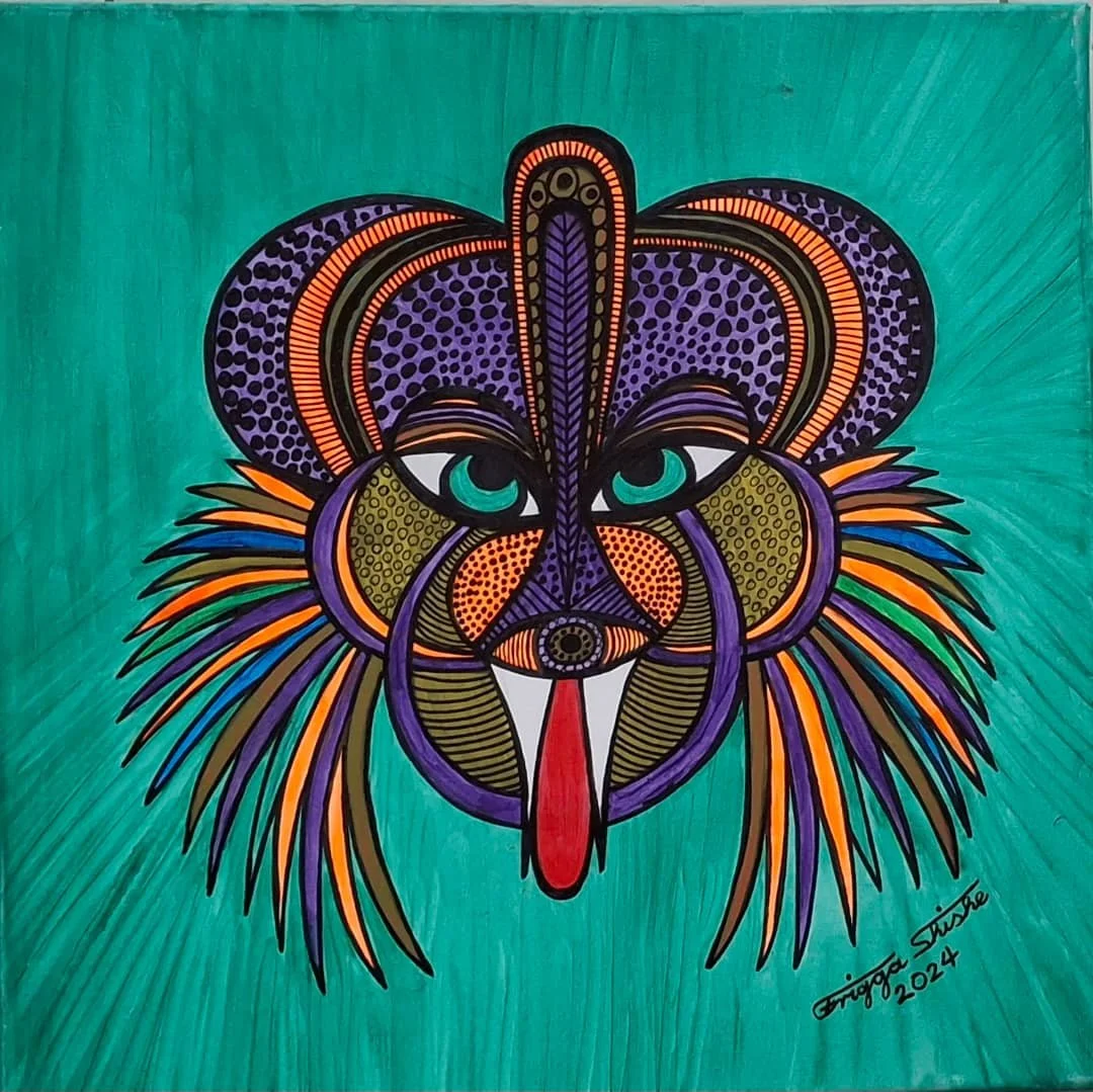 Animal Series, 2024. Acrylic on canvas- 15.74x15.74 in / (40x40cm).