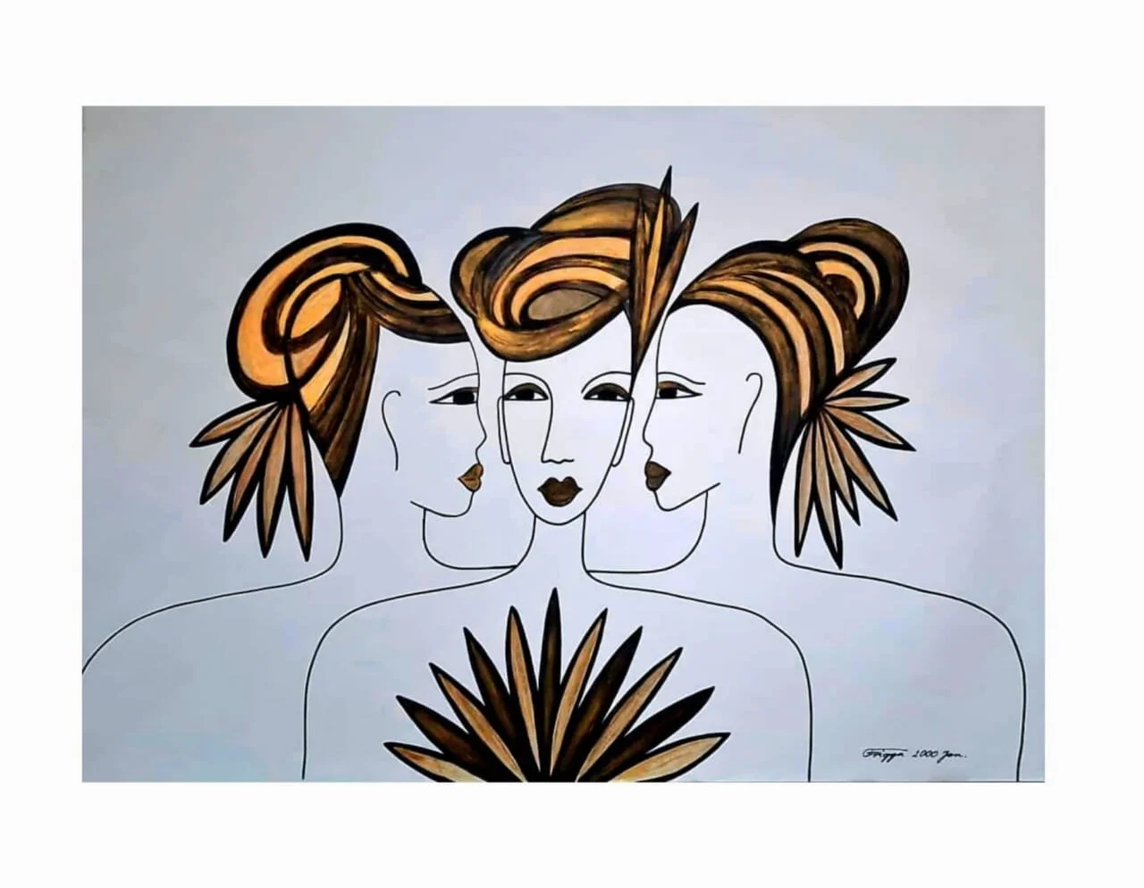 2023. Marker on paper - 25.6 x 19.6 in / 65 x 50 cm