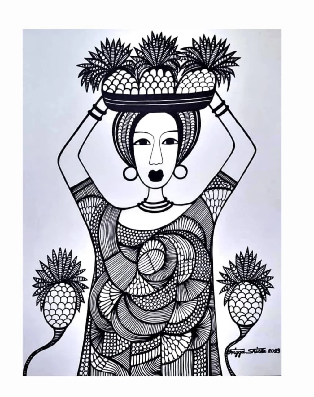 2023. Marker on paper - 25.6 x 19.6 in / 65 x 50 cm