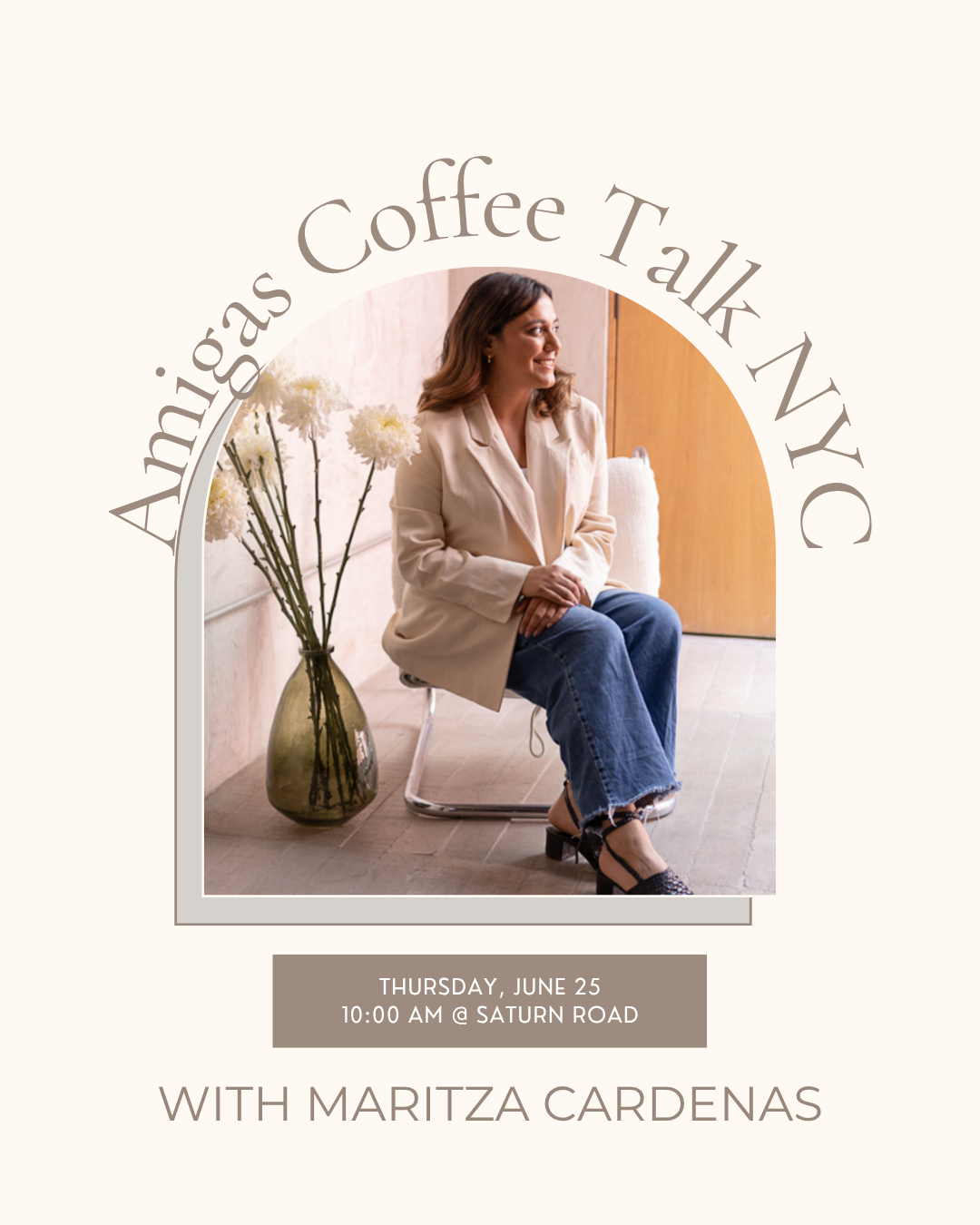 NYC Amigas Coffee Talk with Maritza Cardenas