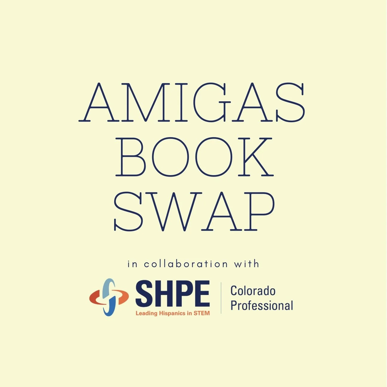 Amigas book swap with SHPE