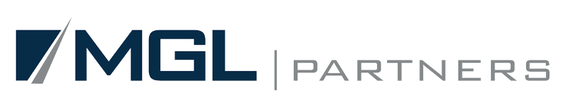 MGL Partners logo with stylized design and text