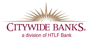 Partially visible logo with sunburst design and a maroon rectangular shape.