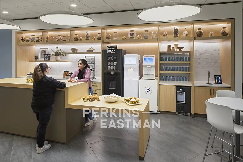 Confidential Pharma Company - HQ_Photo Int Pantry 1 w People_Photograph by Andrew Rugge - Copyright Perkins Eastman.jpg