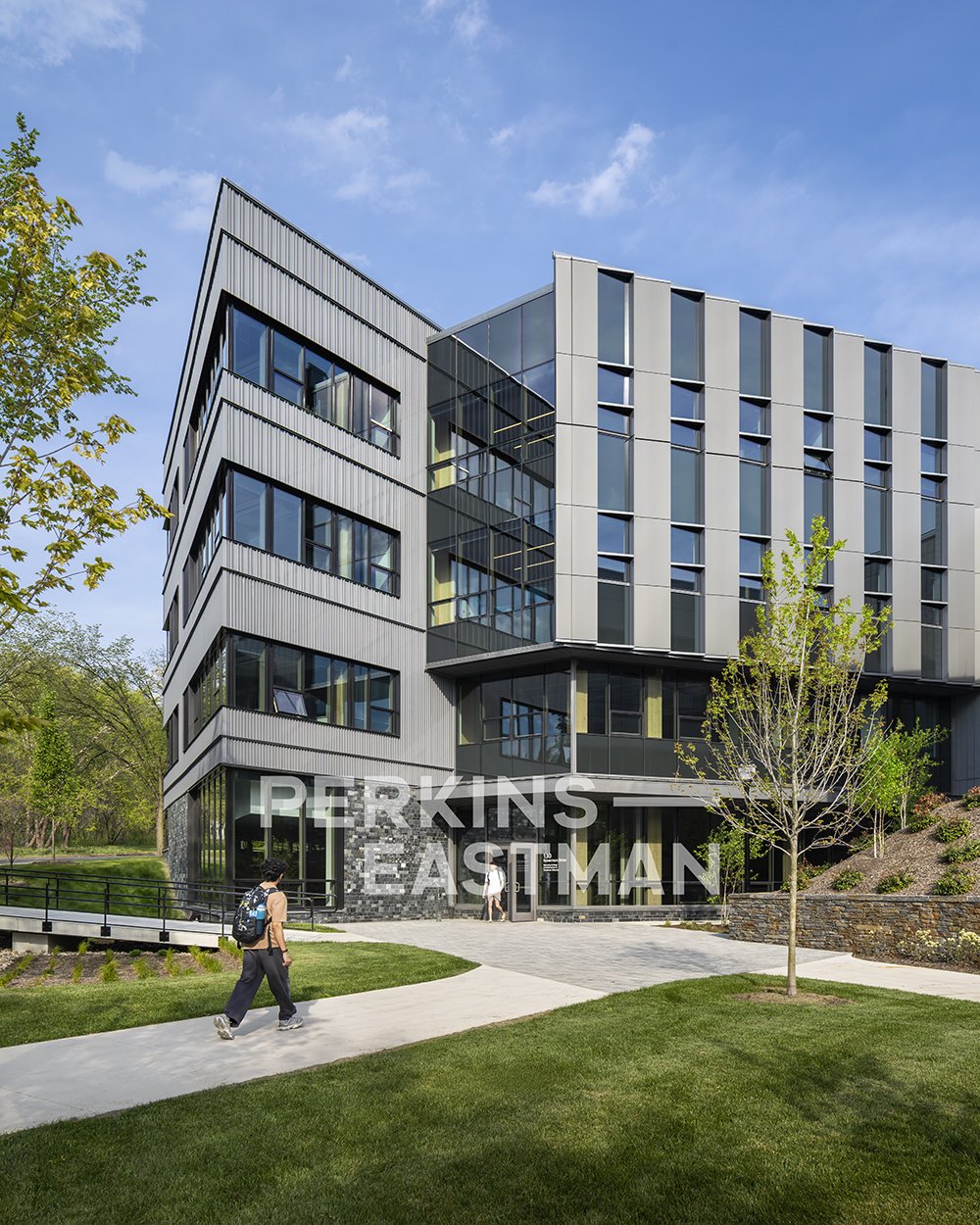 UMass - Computer Science Labs_Photo Ext Entrance North 2 Day_Photograph by Andrew Rugge - Copyright Perkins Eastman.jpg