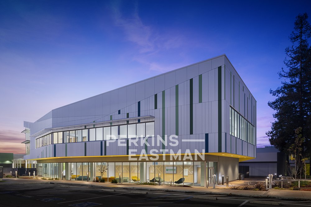 SJE CCD - EVC - Sequoia Nursing_Photo Ext Corner East Dusk_Photograph by Andrew Rugge - Copyright Perkins Eastman.jpg