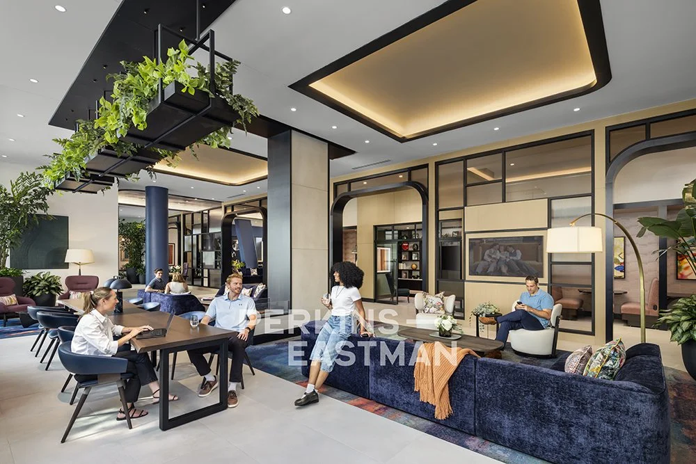 The Langston_Photo Int Lobby Lounge 1 w People_Photo by Andrew Rugge - Copyright Perkins Eastman.jpg