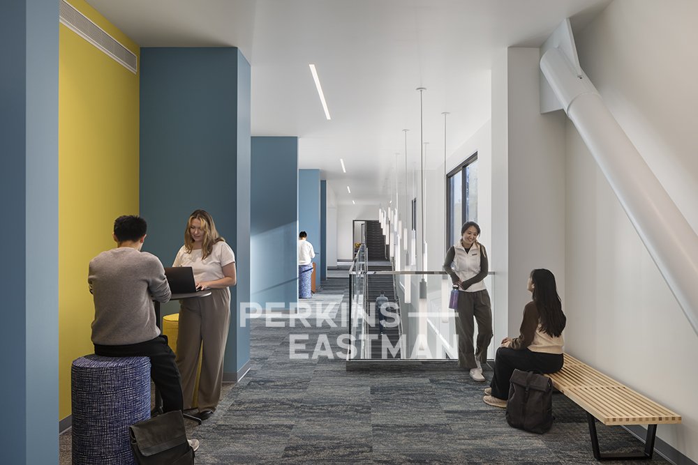 SJE CCD - EVC - Gen Ed & Engineering Bldg_Photo Int Corridor Breakout 1 w People_Photograph by Andrew Rugge - Copyright Perkins Eastman.jpg