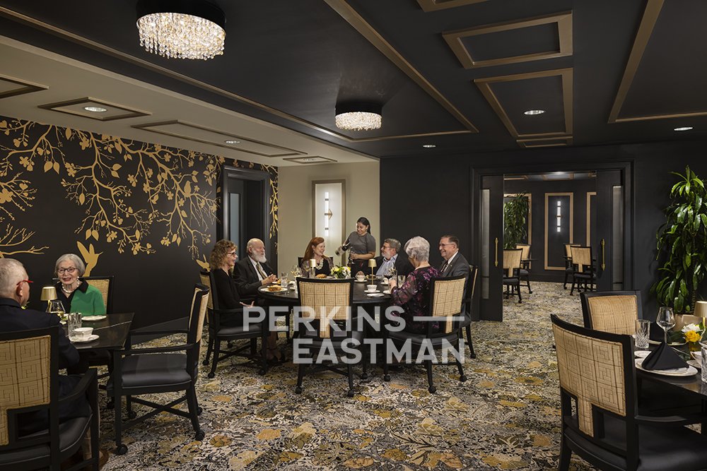 Galloway Ridge - Dining_Photo Int Dining Table 23 w People_Photograph by Andrew Rugge - Copyright Perkins Eastman.jpg