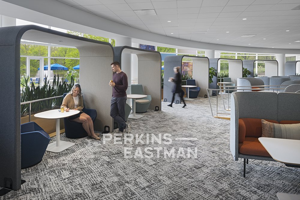 Confidential Pharma Company - HQ_Photo Int Cafe 3 w People_Photograph by Andrew Rugge - Copyright Perkins Eastman.jpg