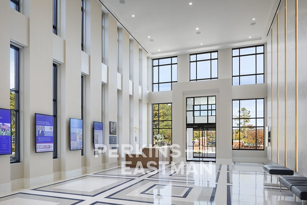 USNA - Fluegel Alumni Center_Photo Int Lobby 2_Photograph by Andrew Rugge - Copyright Perkins Eastman.jpg