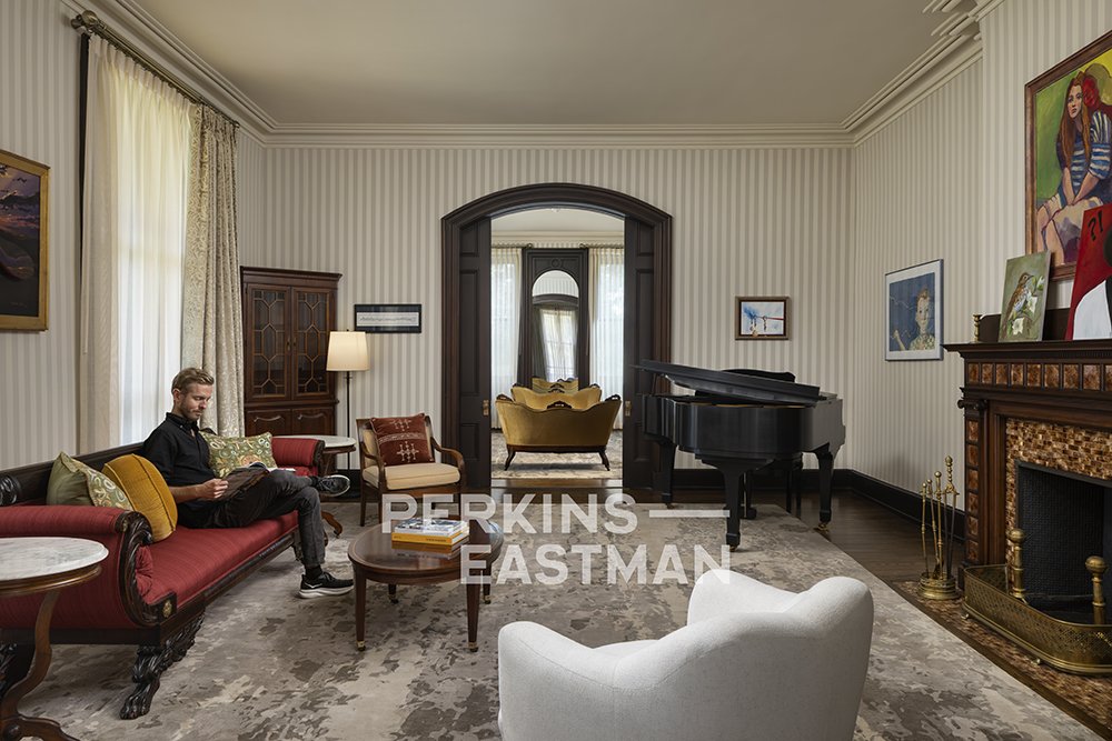 Gallaudet Univ - House One_Photo Int Parlor Room w People_Photograph by Andrew Rugge - Copyright Perkins Eastman.jpg