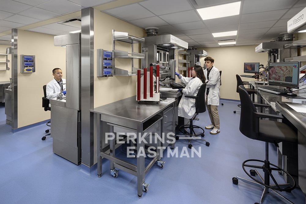 NYU Langone Health - Tisch Clinical Core Labs_Photo Int Core 4 Lab 2 w People_Photograph by Sean Gold - Copyright Perkins Eastman.jpg