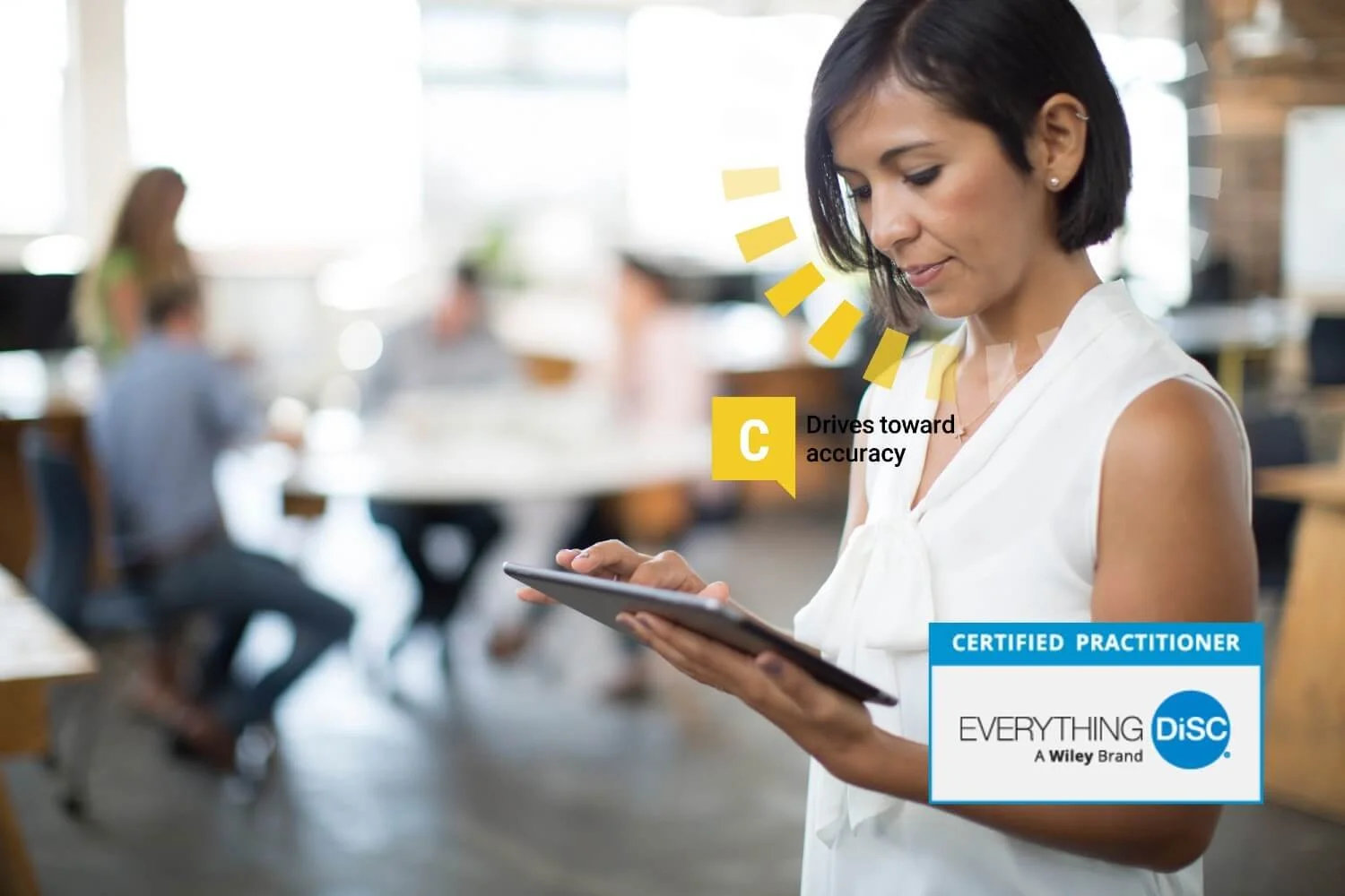 A confident internal corporate trainer after graduating from one of DISC Training Zone's official DiSC Certification courses.