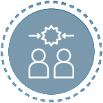 productive conflict icon