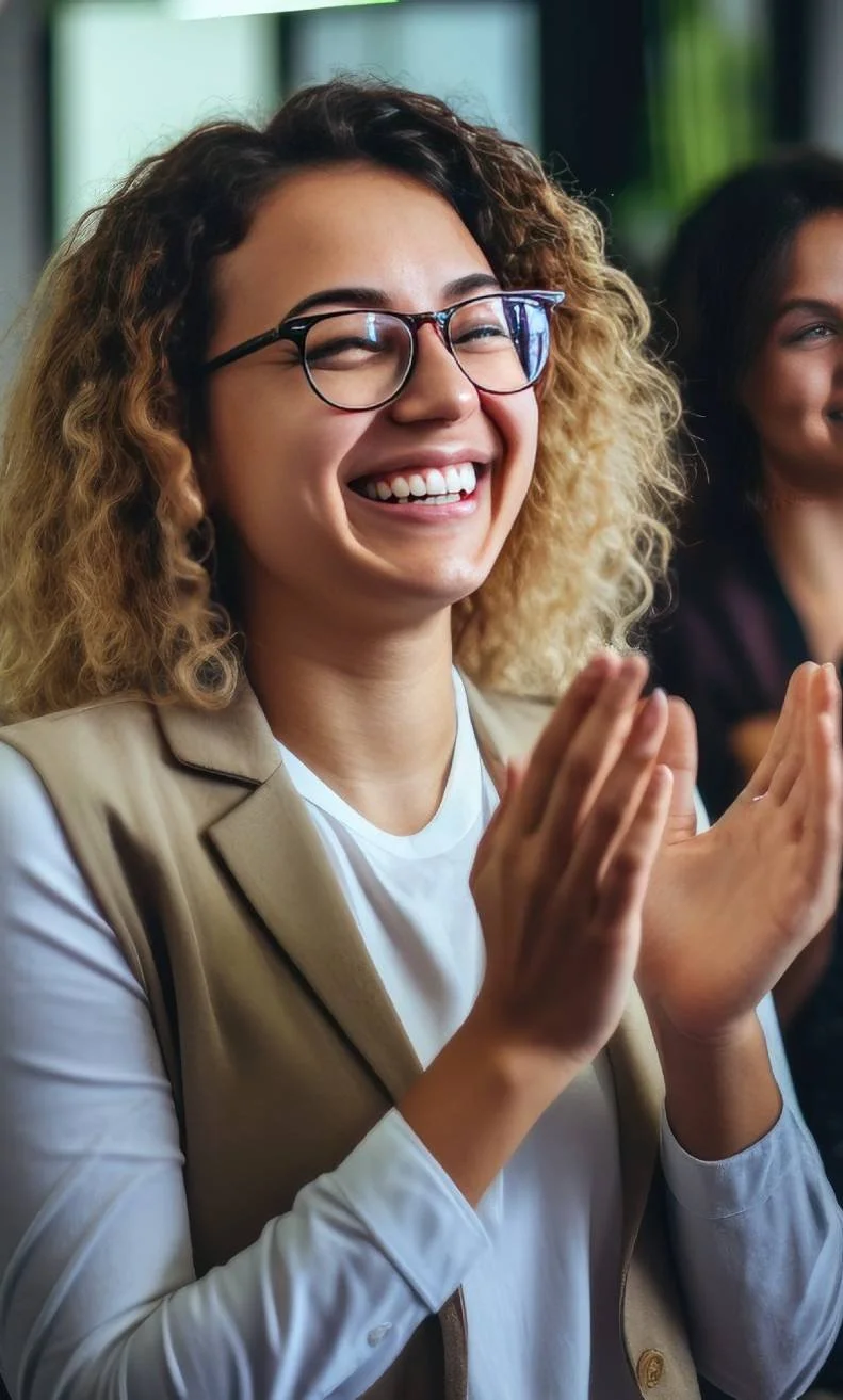 Happy DiSC Workshop learner.