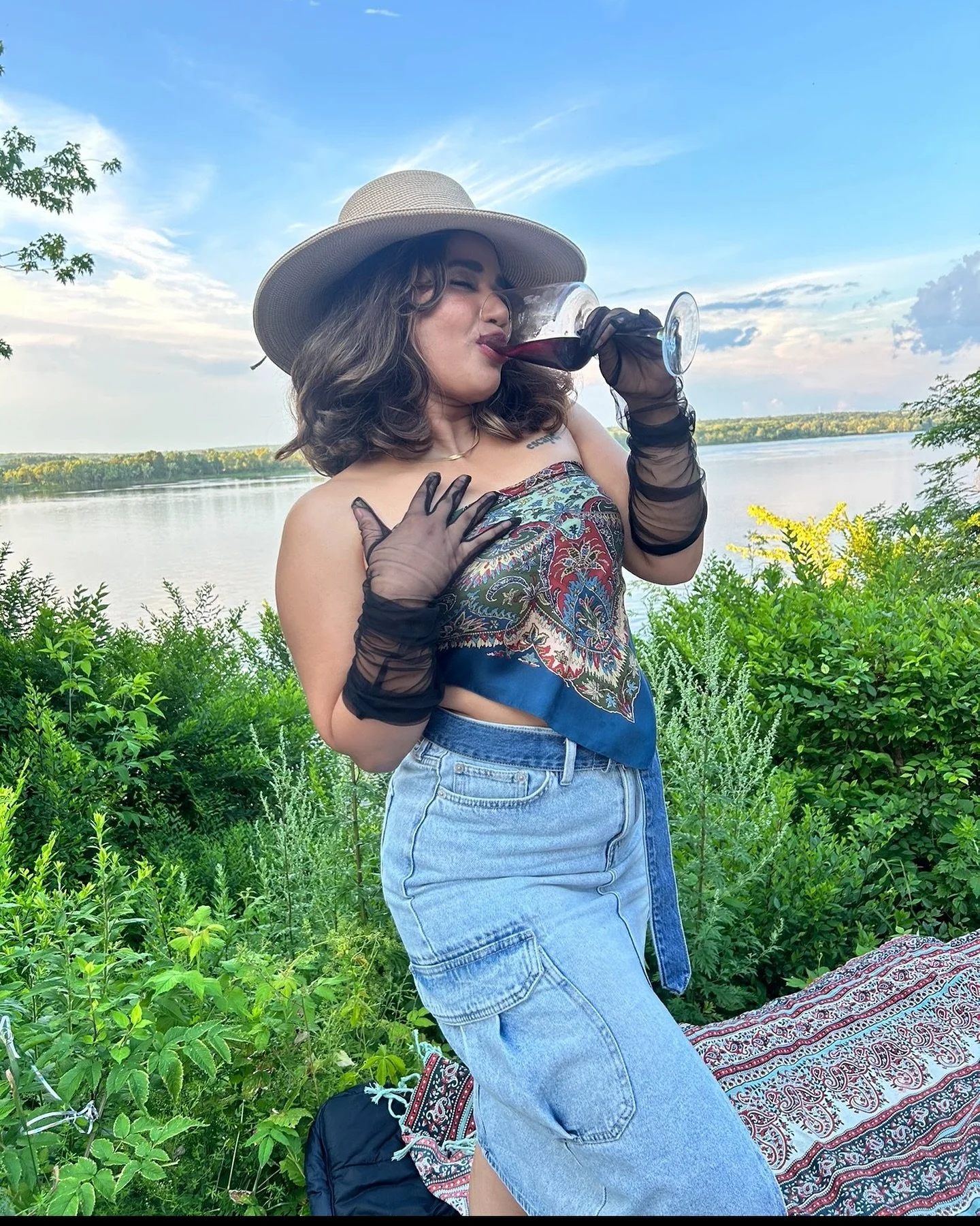 Denim on denim is the vision 👖💙

#ootd #beyonce #blue #canadiantuxedo #summerstyle 
[denim inspiration, outfit goals, birthday week ]