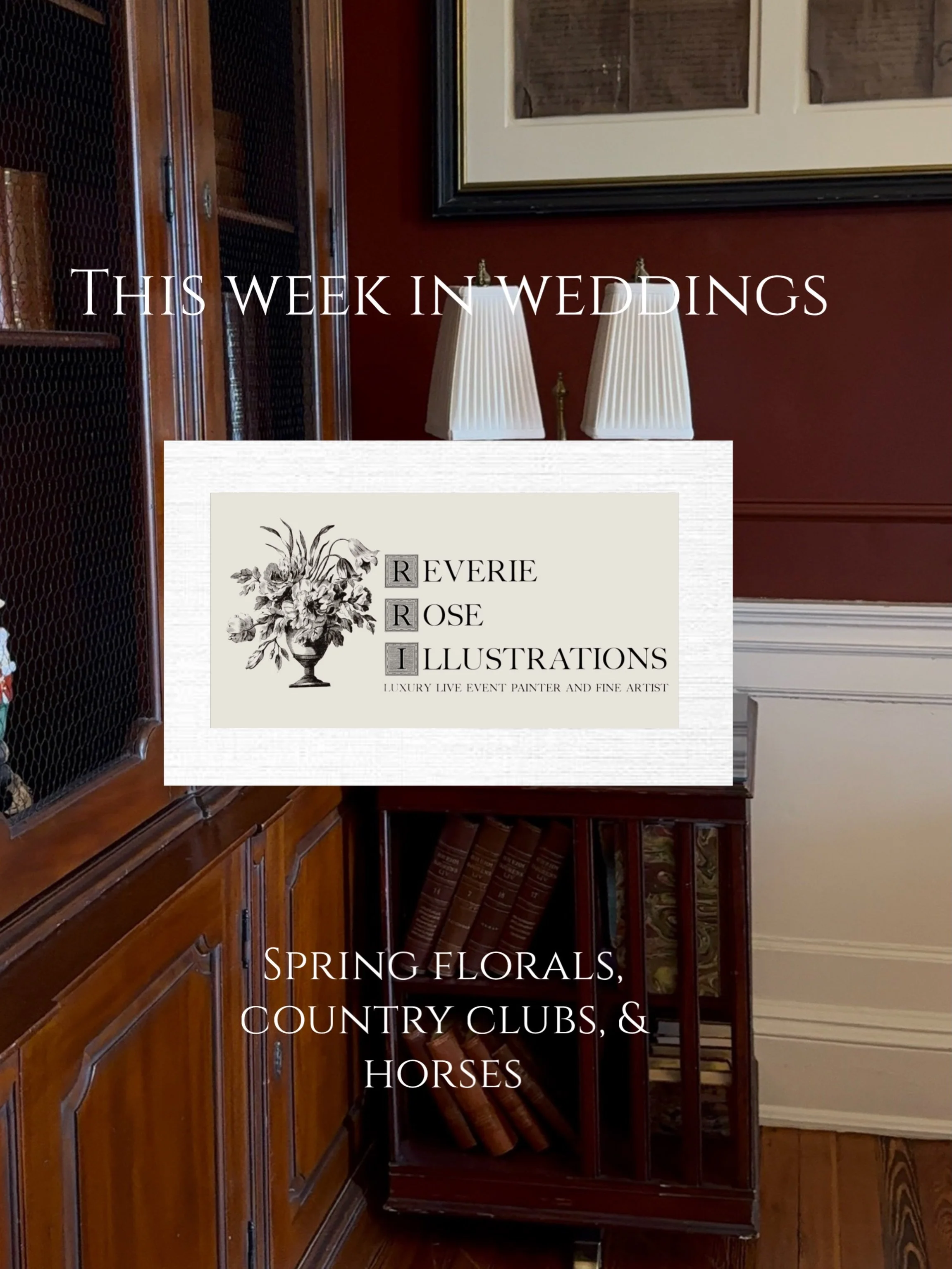 This week in weddings&hellip; or shall I say two weeks ago in weddings. Yes we&rsquo;re a bit behind on this weekly update series but we&rsquo;ve been so busy attending your special events and bringing the joy of live art to the masses!  From the Bel