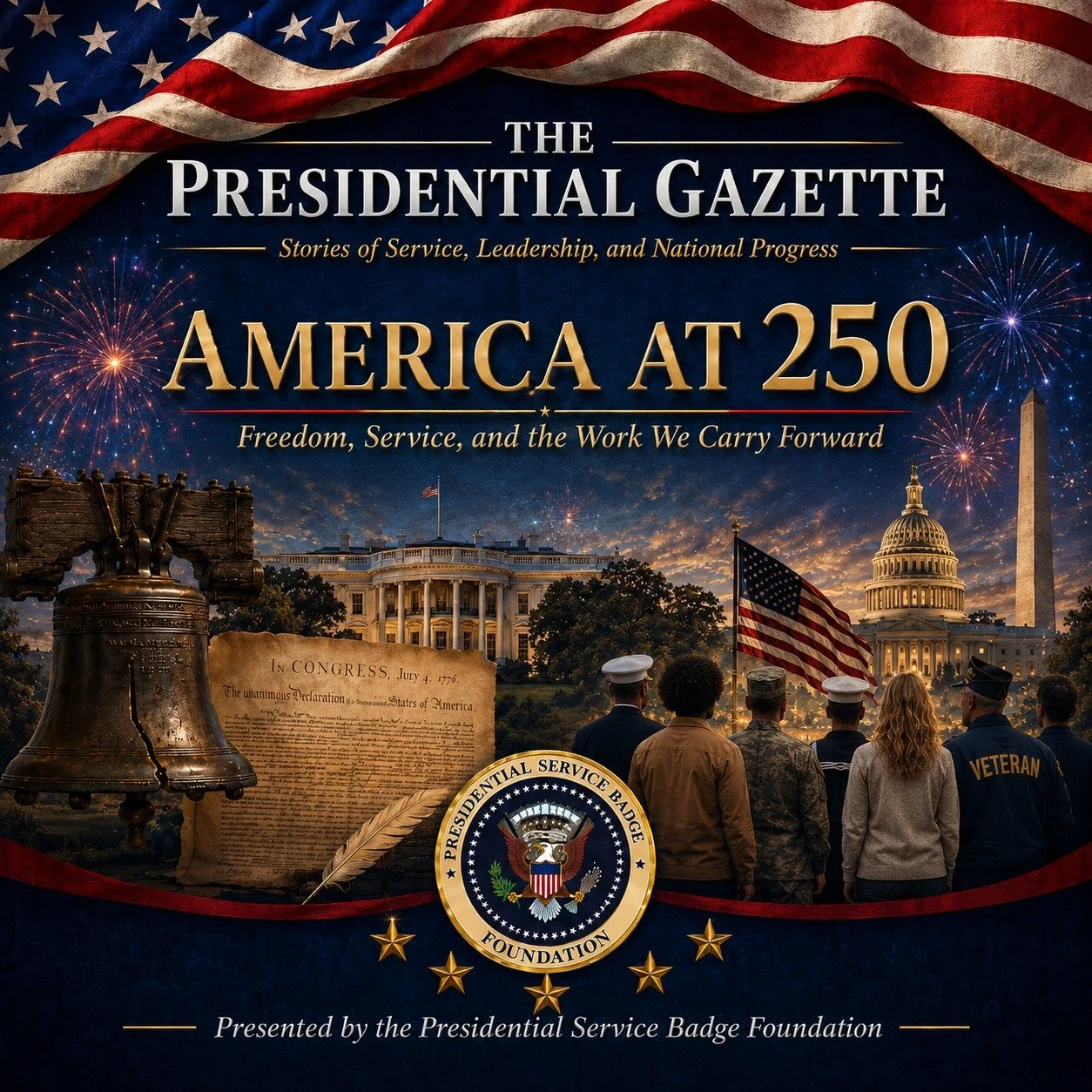 America at 250: Freedom, Service, and the Work We Carry Forward