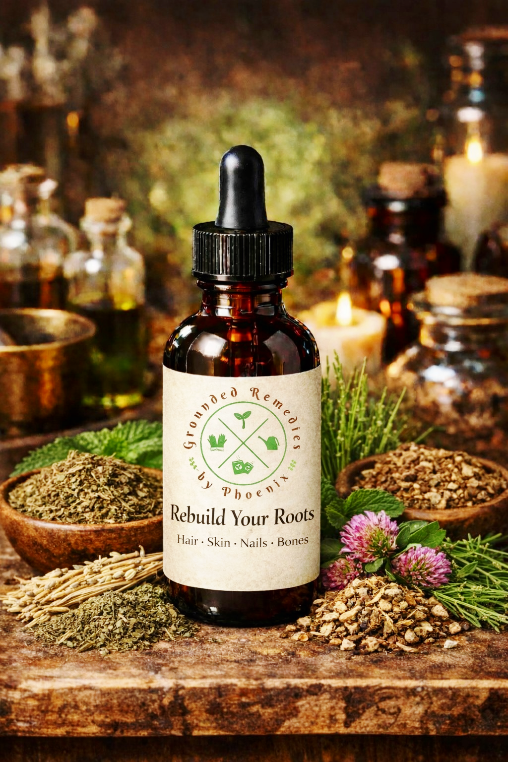 Rebuild Your Roots  Hair Skin Nails Bones 2oz