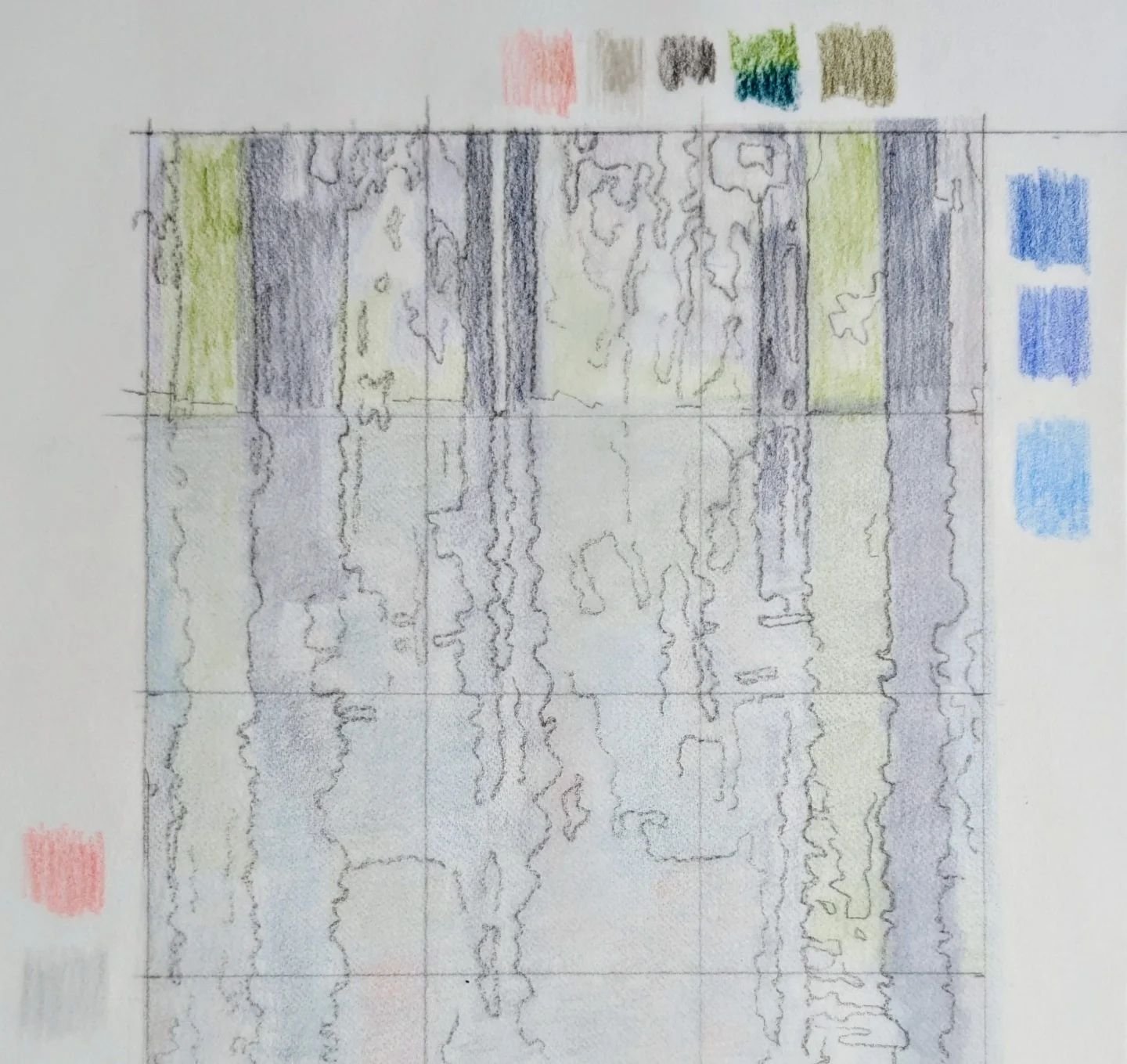 My drawings do not appear quickly, they are absorbing and meditative to make, a tracing to transfer onto paper, a contemplation on colour selection, an emerging of imagination into reality 

#slowdrawing 
#meditativeart 
#pencilonpaperdrawing