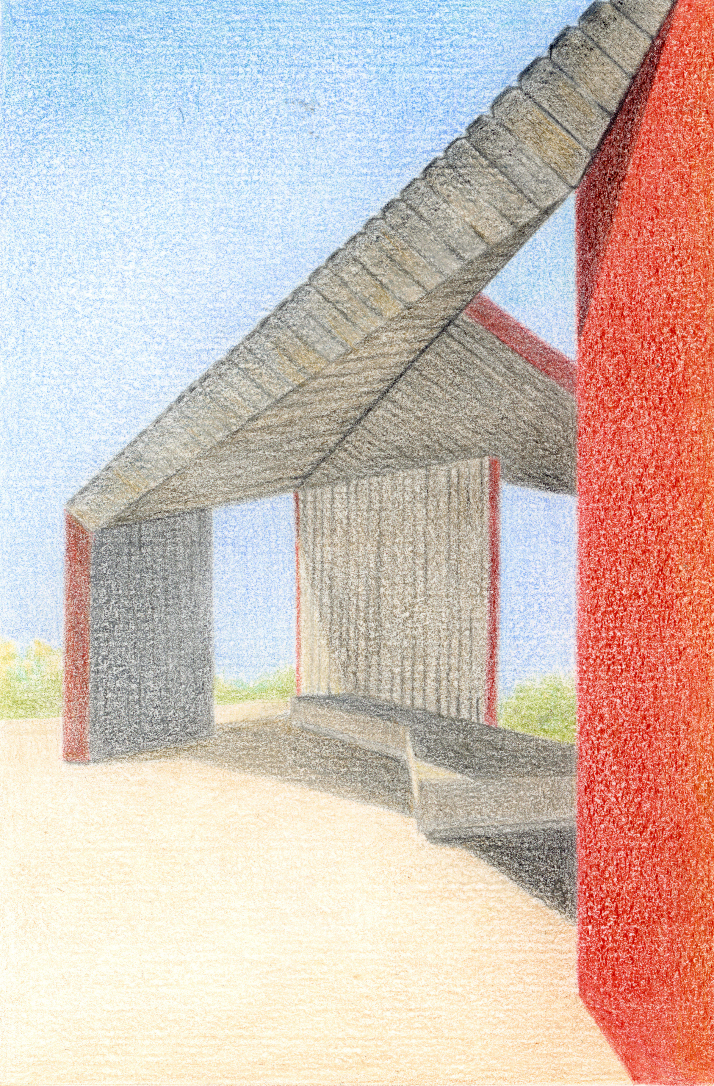 Bexhill Beach Shelters III Bexhill Beach Shelters Collection by Liz Coxford