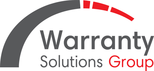 Logo of Warranty Solutions Group with a gauge graphic and red accent.