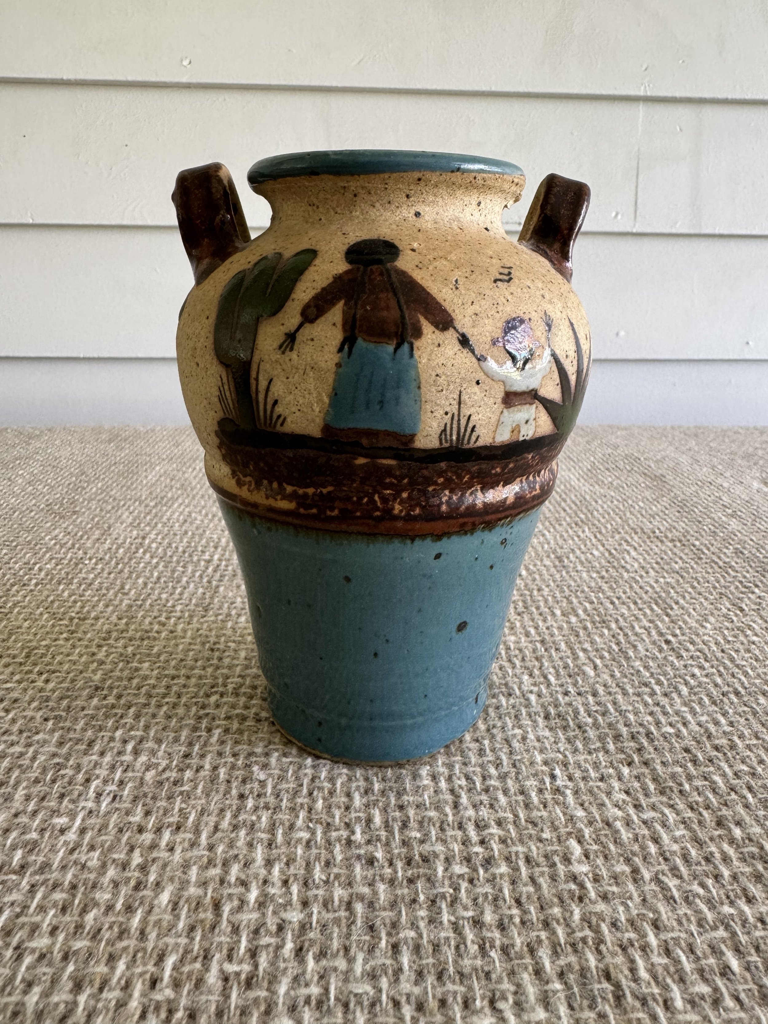 Mexican pottery vase