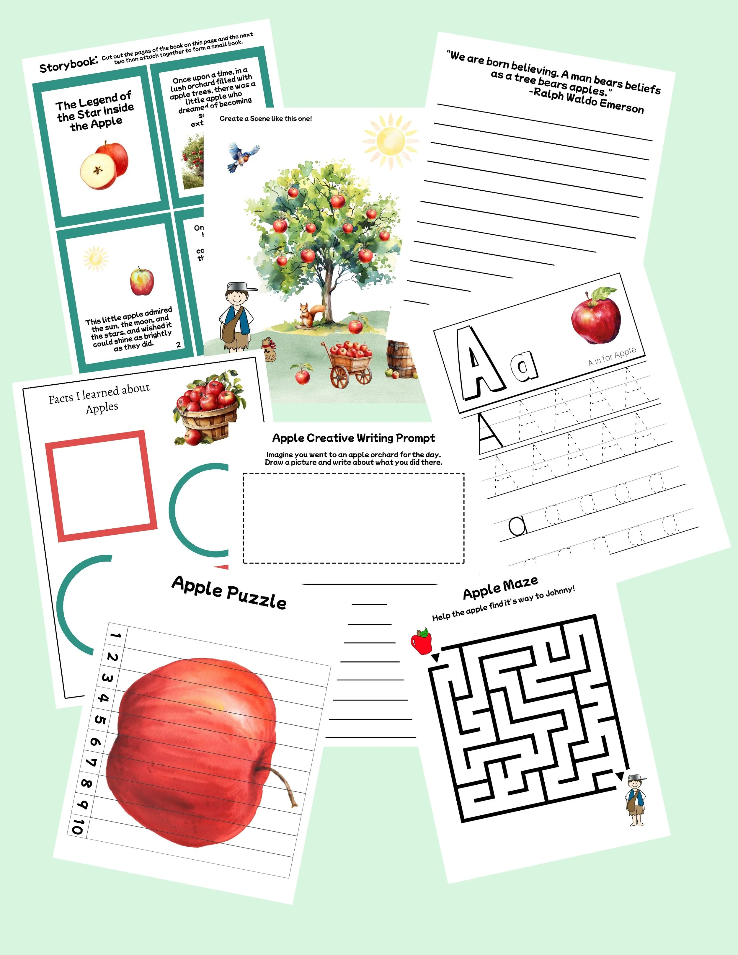 Apple Unit Study Amy S Digital Printables
