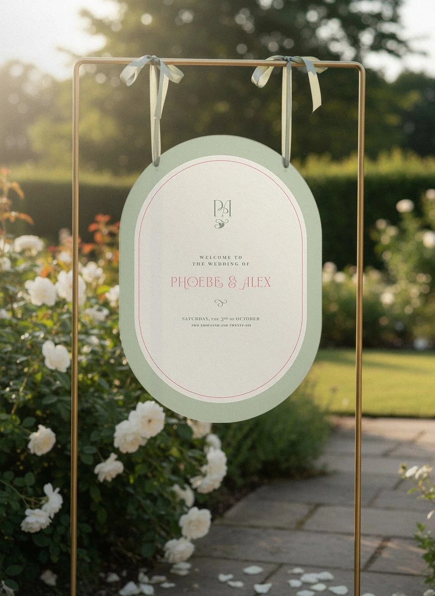 Ever Entwined Welcome Sign