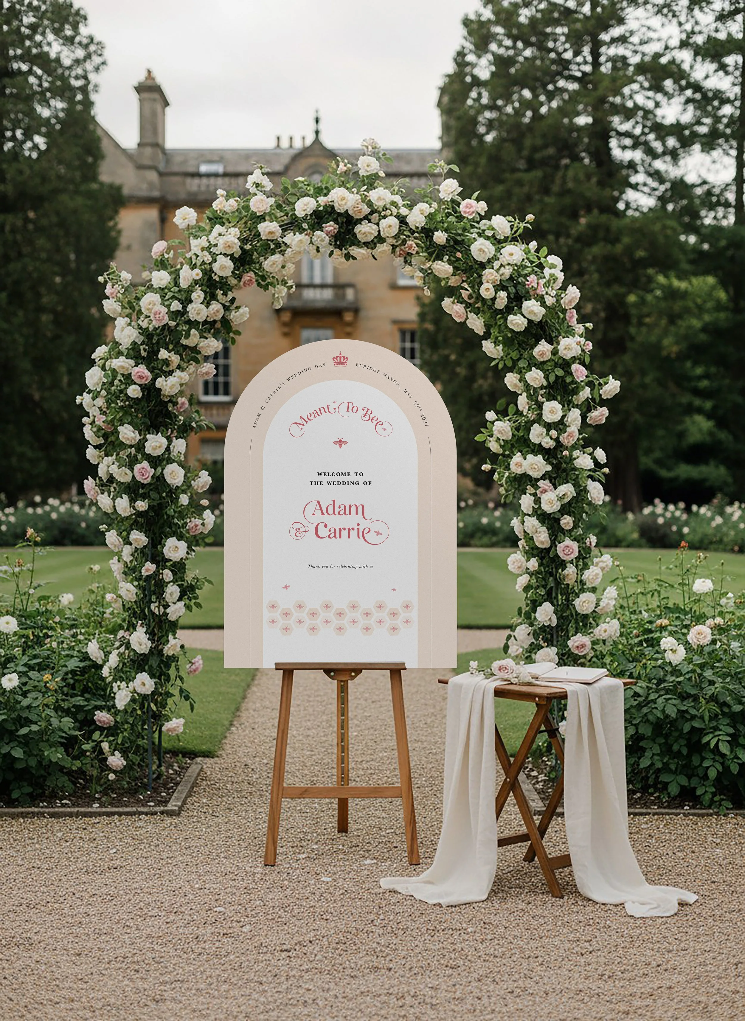 Sweet Like Honey Welcome Sign