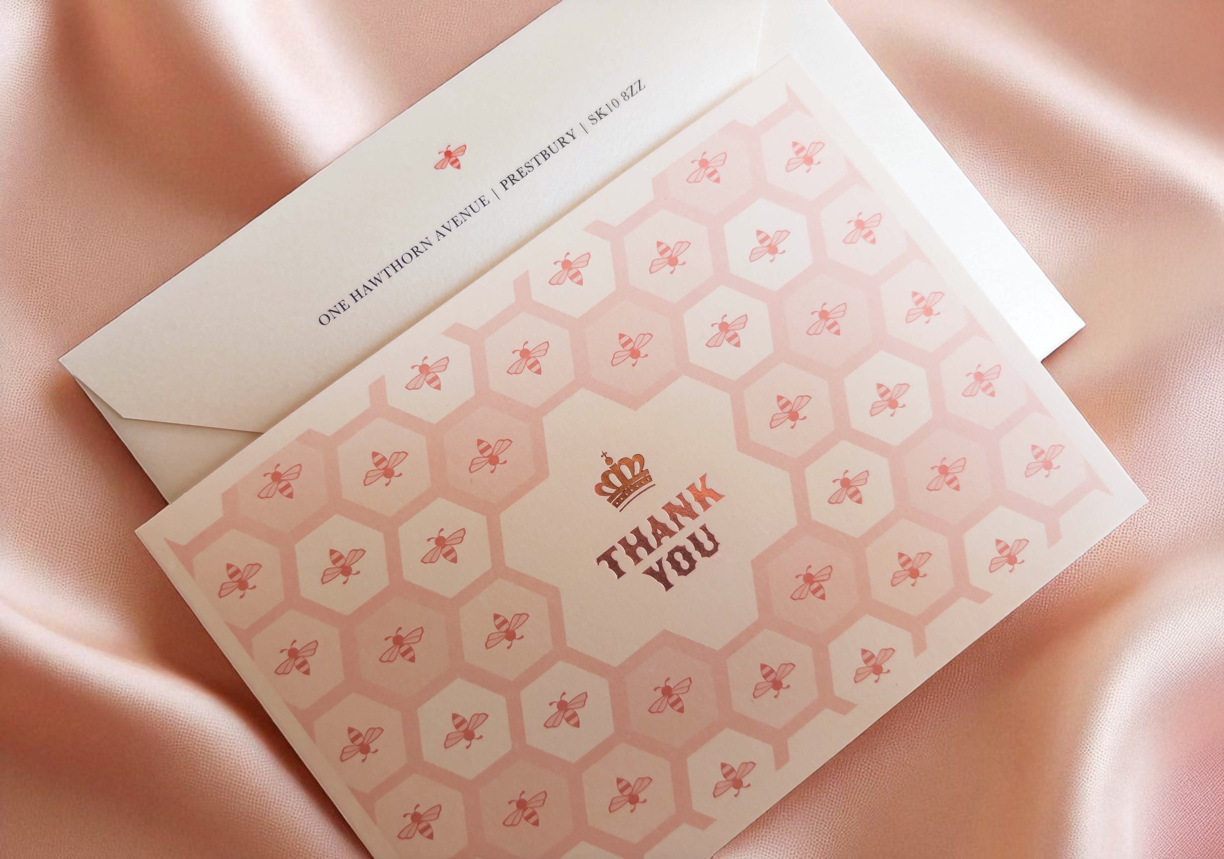 Sweet Like Honey Thank You Cards