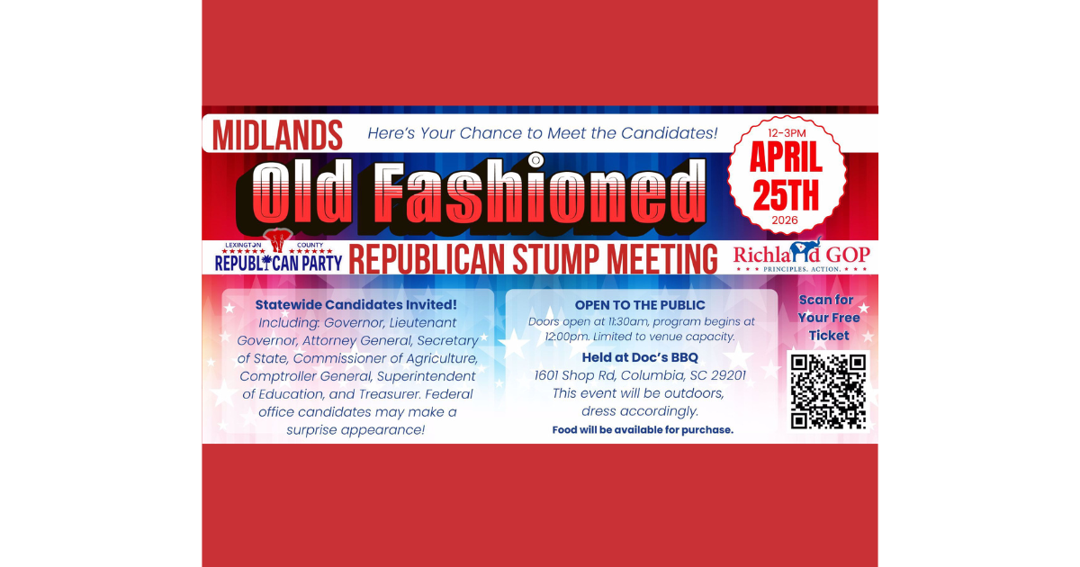 Statewide Candidate Old Fashioned Stump Event!