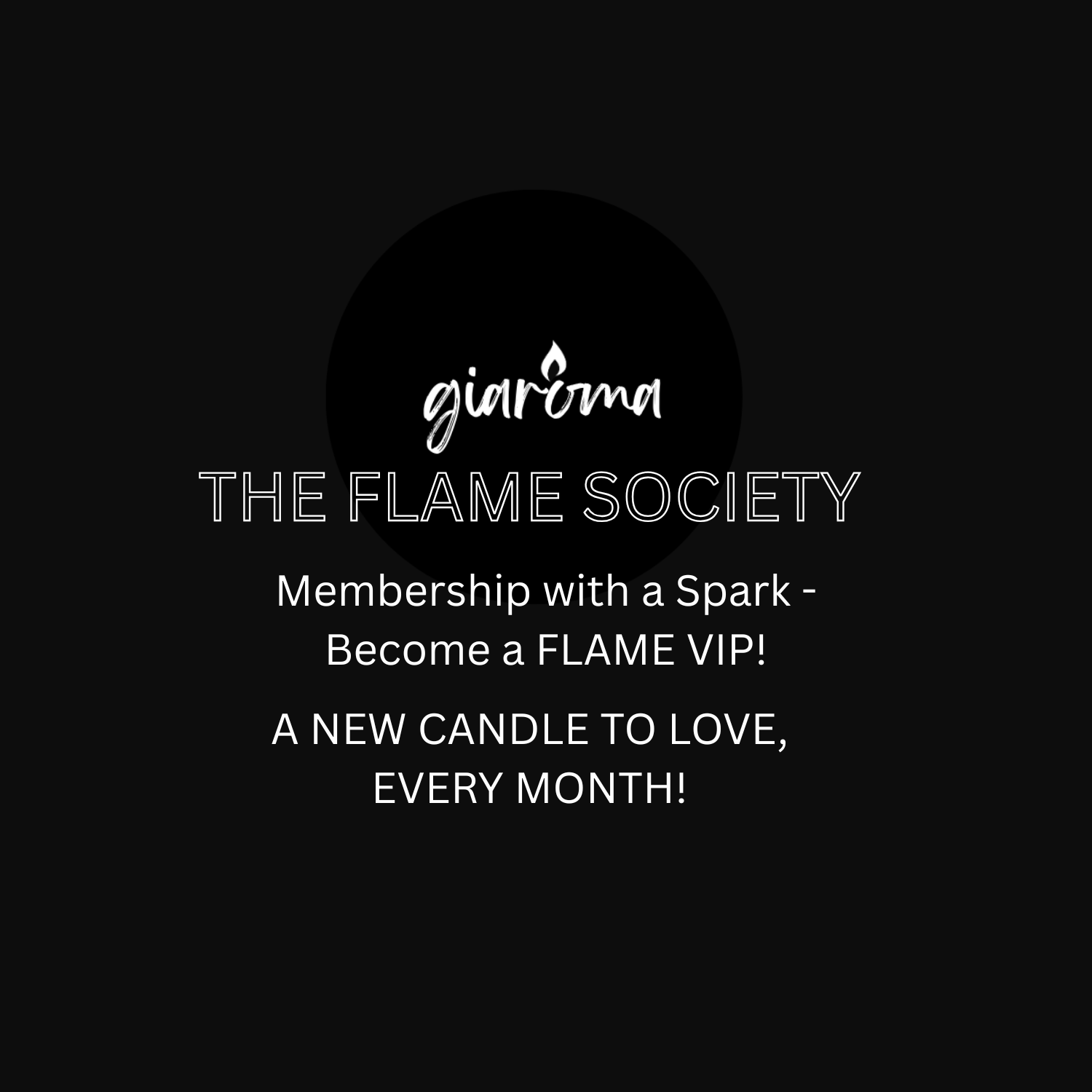 The Flame Society: Monthly Candle Subscription