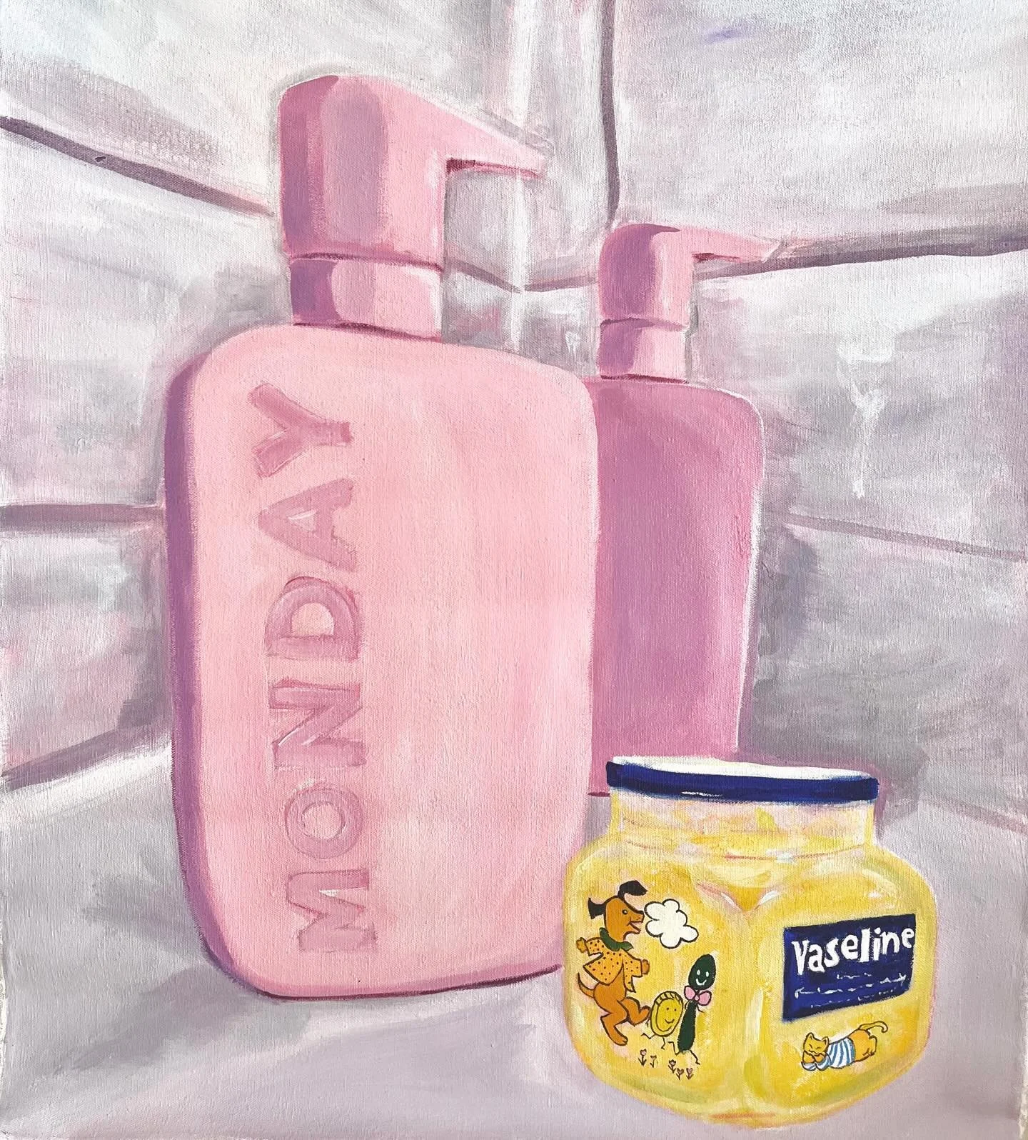 &ldquo;just another monday&rdquo; 16&rdquo; x 8&rdquo;, acrylic on canvas

digital collage turned acrylic painting 🎀 im actually planning on selling this one once i re-canvas it, but if ur interested dm me~

#pink #pinkartist #artist #laartist #pink