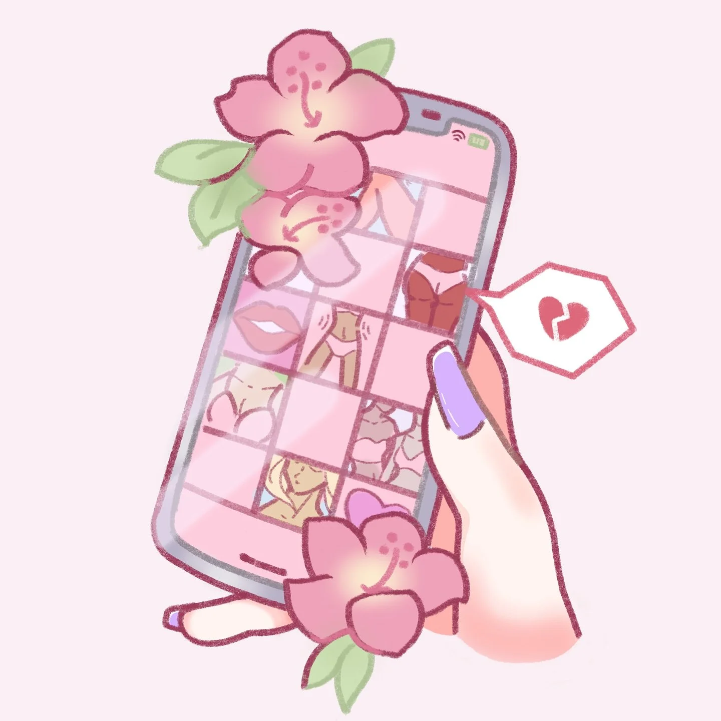 three minis i made a few years back for my gender and the body class with @charfromcharlotte 🎀🌺

the phone came out so so pretty, but im tempted to redo them and make them into stickers or something~

#pink #pinkart #art #artist #laartist #artistso